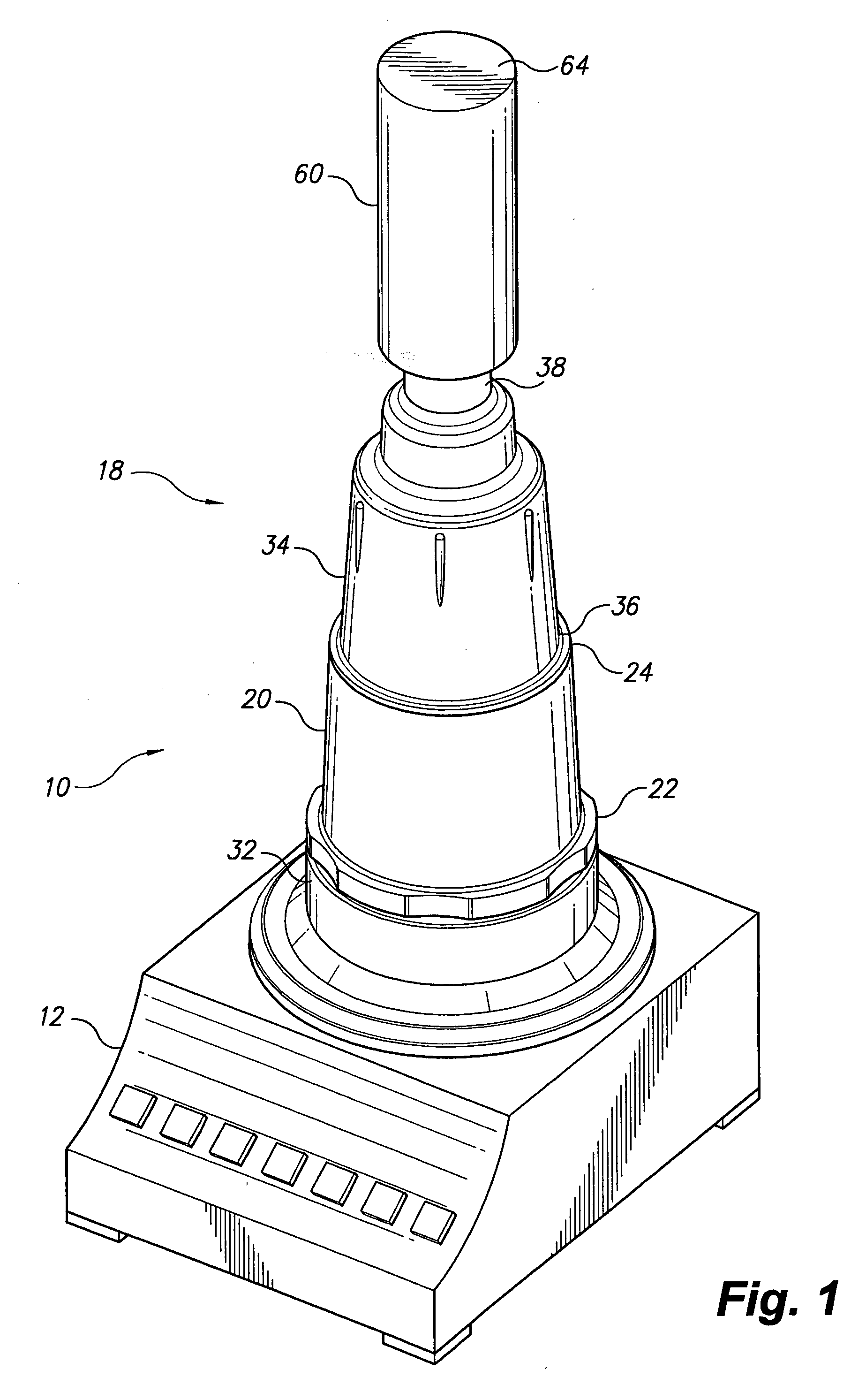 Blender for production of scented materials