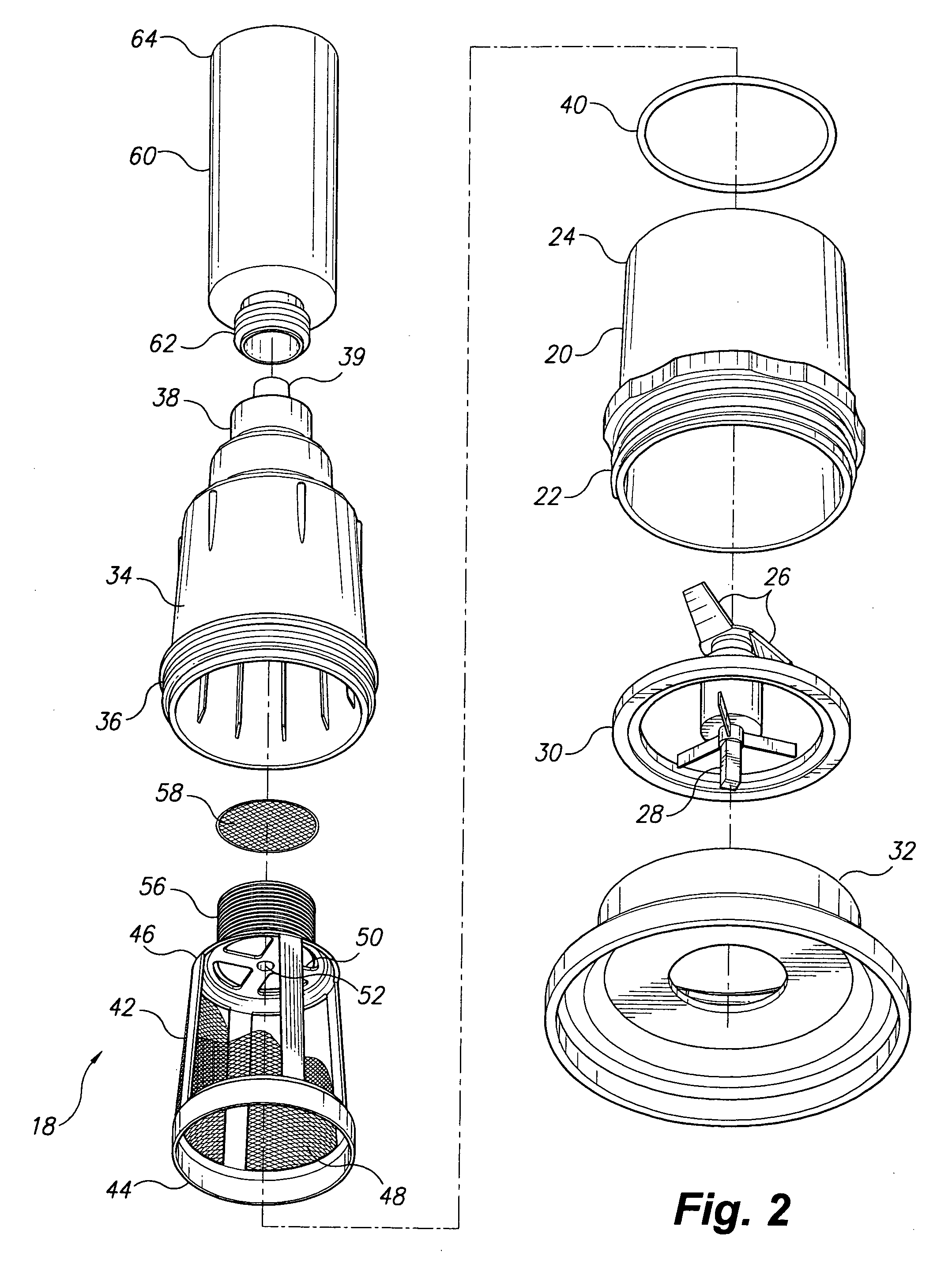 Blender for production of scented materials