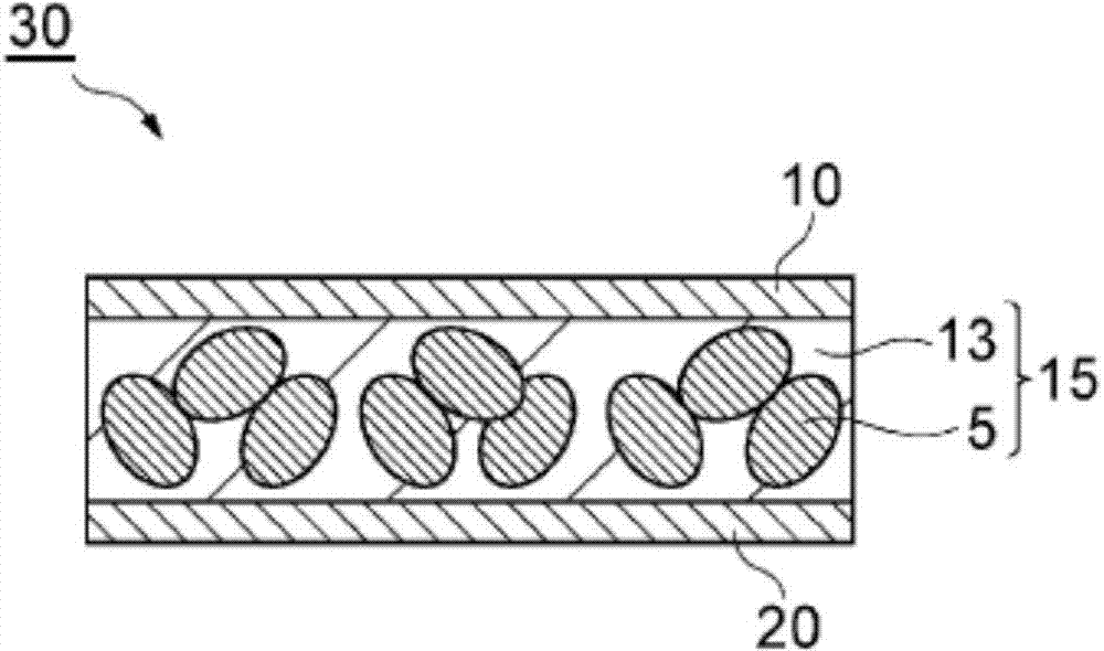 Water absorbing resin particles, method for manufacturing water absorbing resin particles, absorption body, absorptive article, and water-sealing material