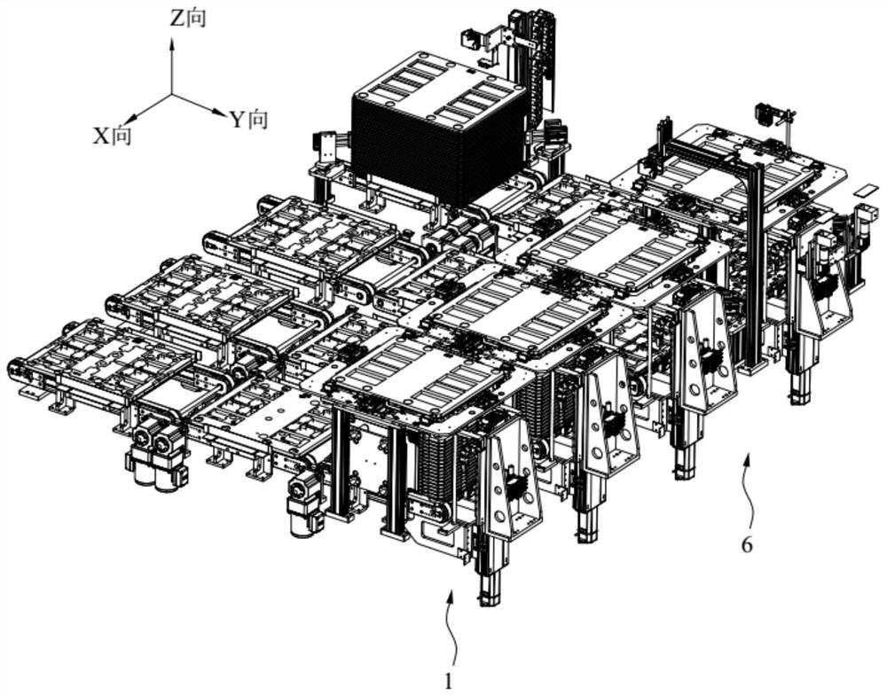 Detection device and production line