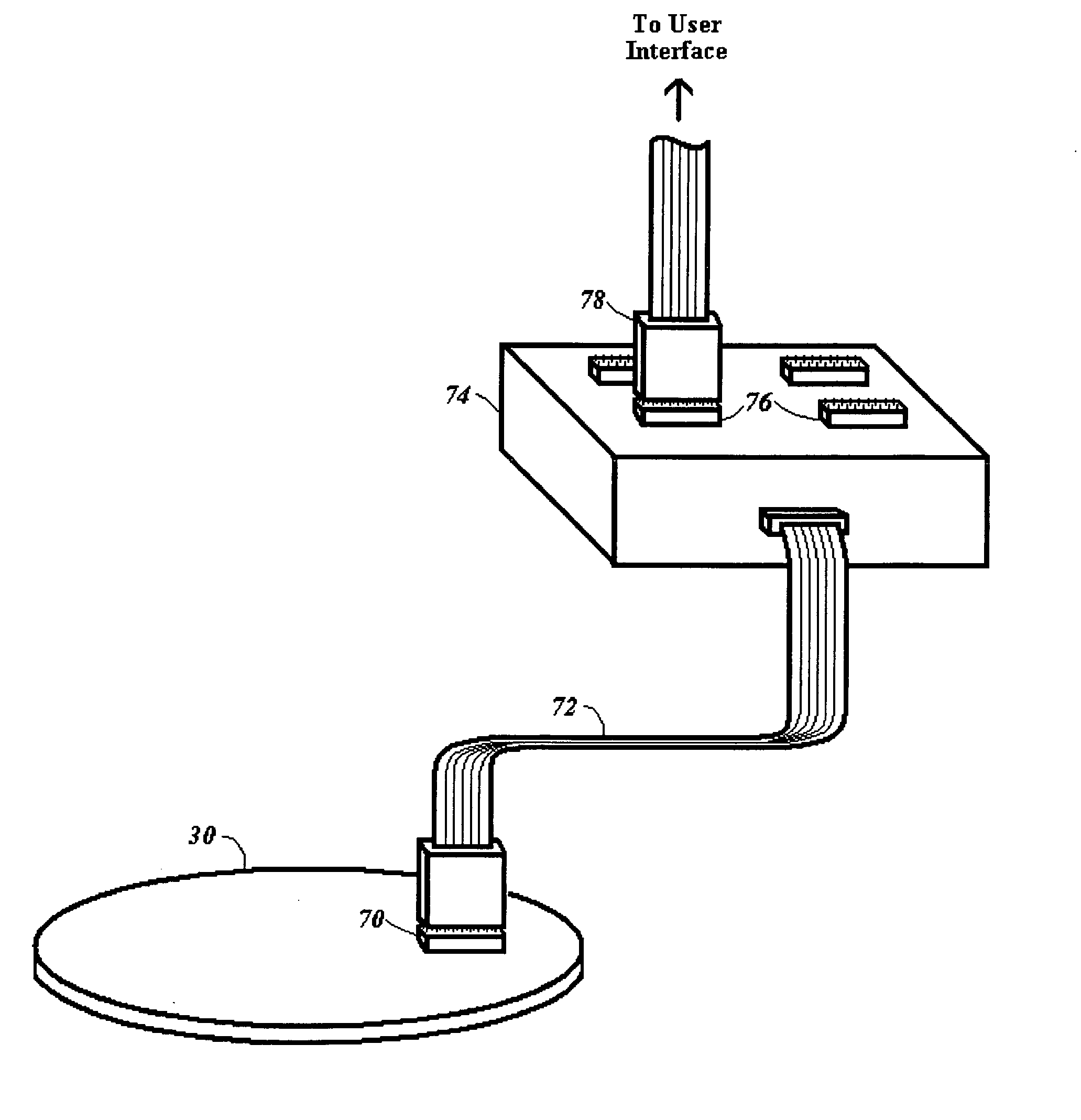 Active diagnostic interface for wafer probe applications