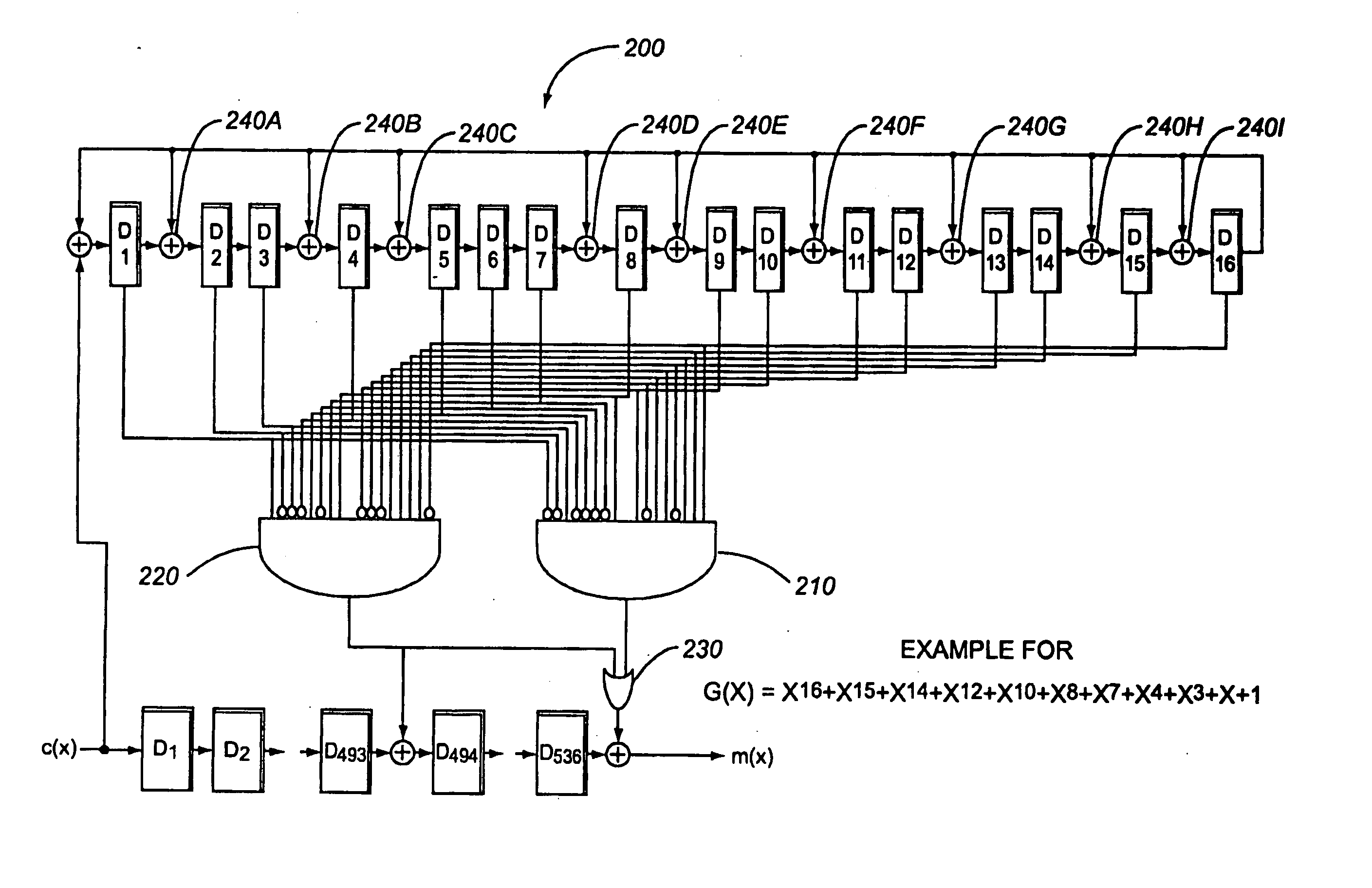 Cyclic redundancy check circuit for use with self-synchronous scramblers