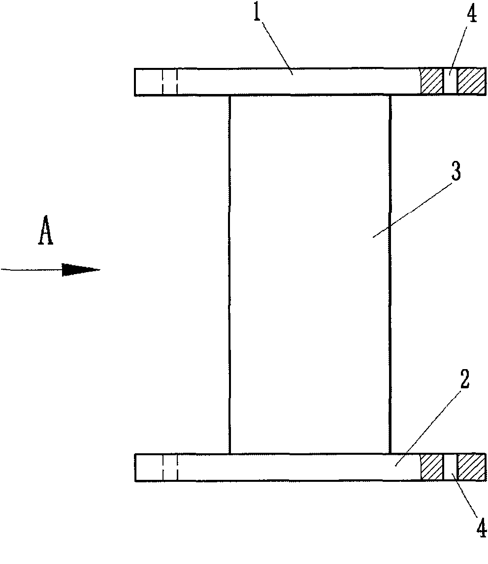 Shearing-type metal bending energy-wasting damper