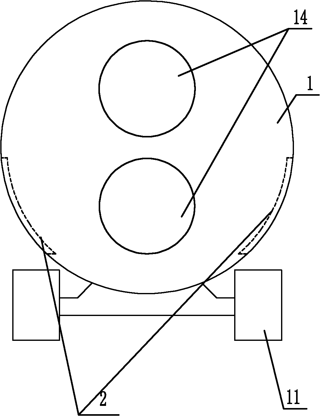 Intelligent travelling escape trunk for mine