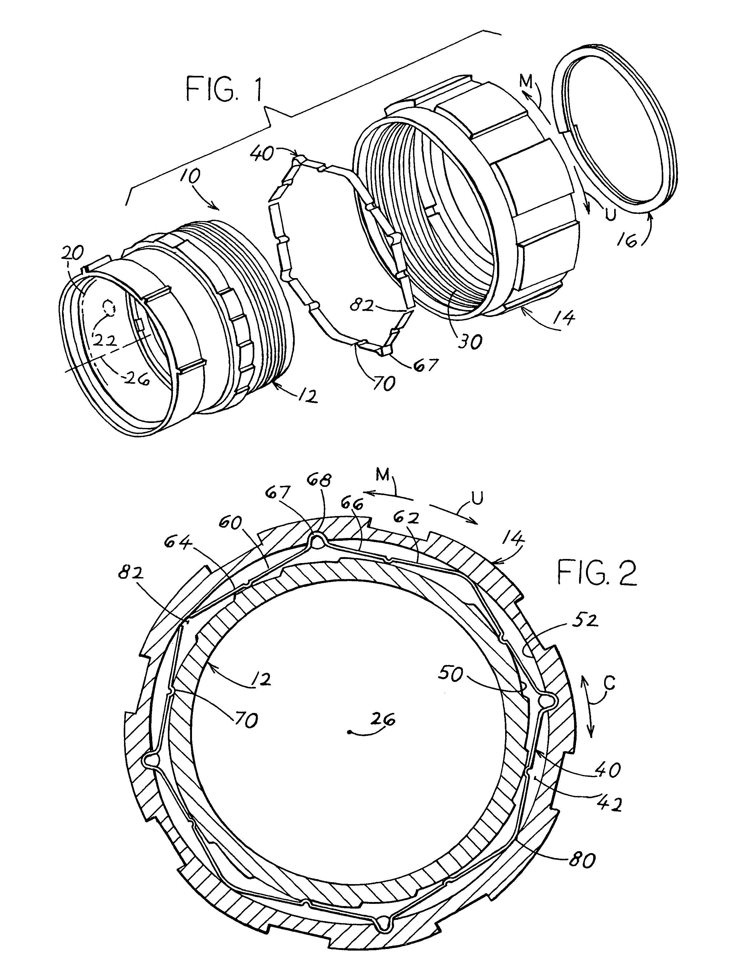 Radial anti-rotation coupling