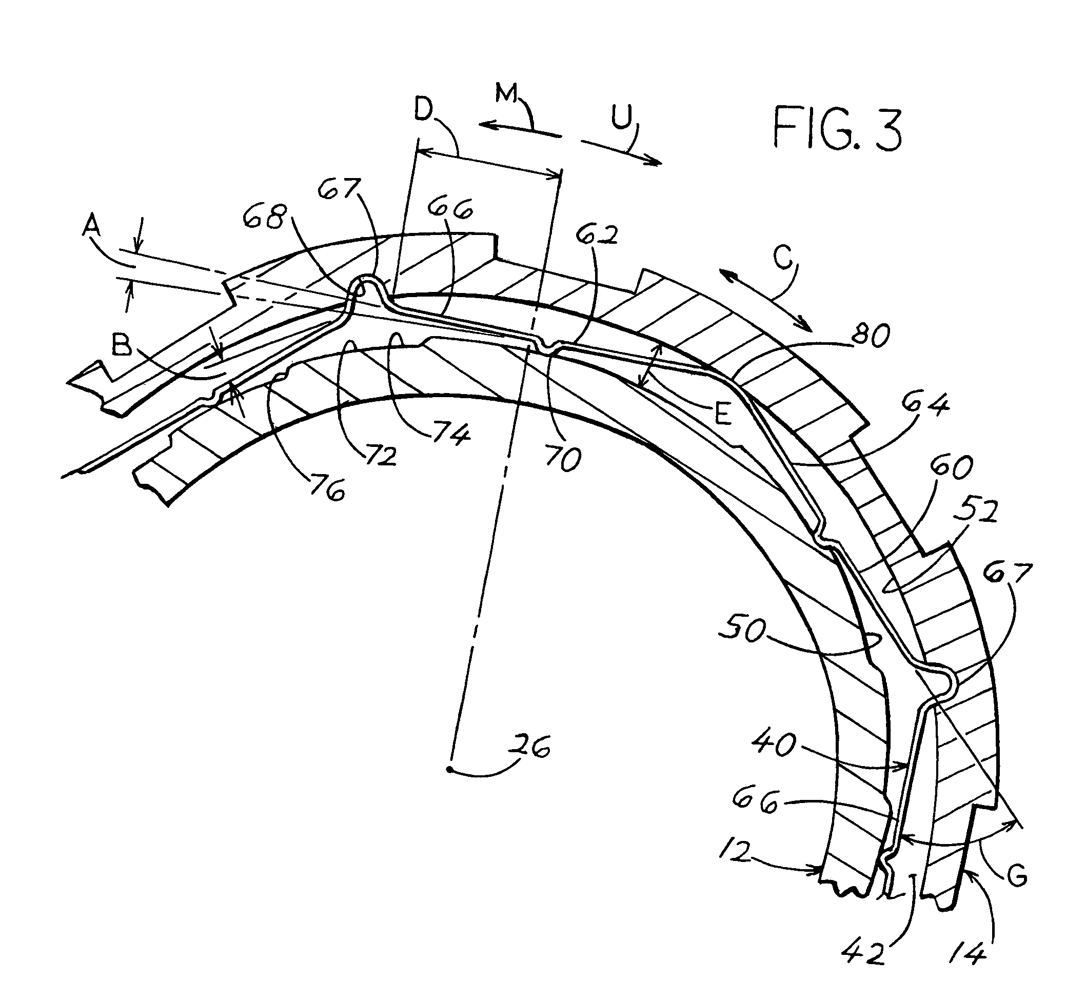 Radial anti-rotation coupling