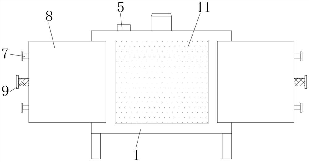 Novel settling tank heating device for aluminum oxide production