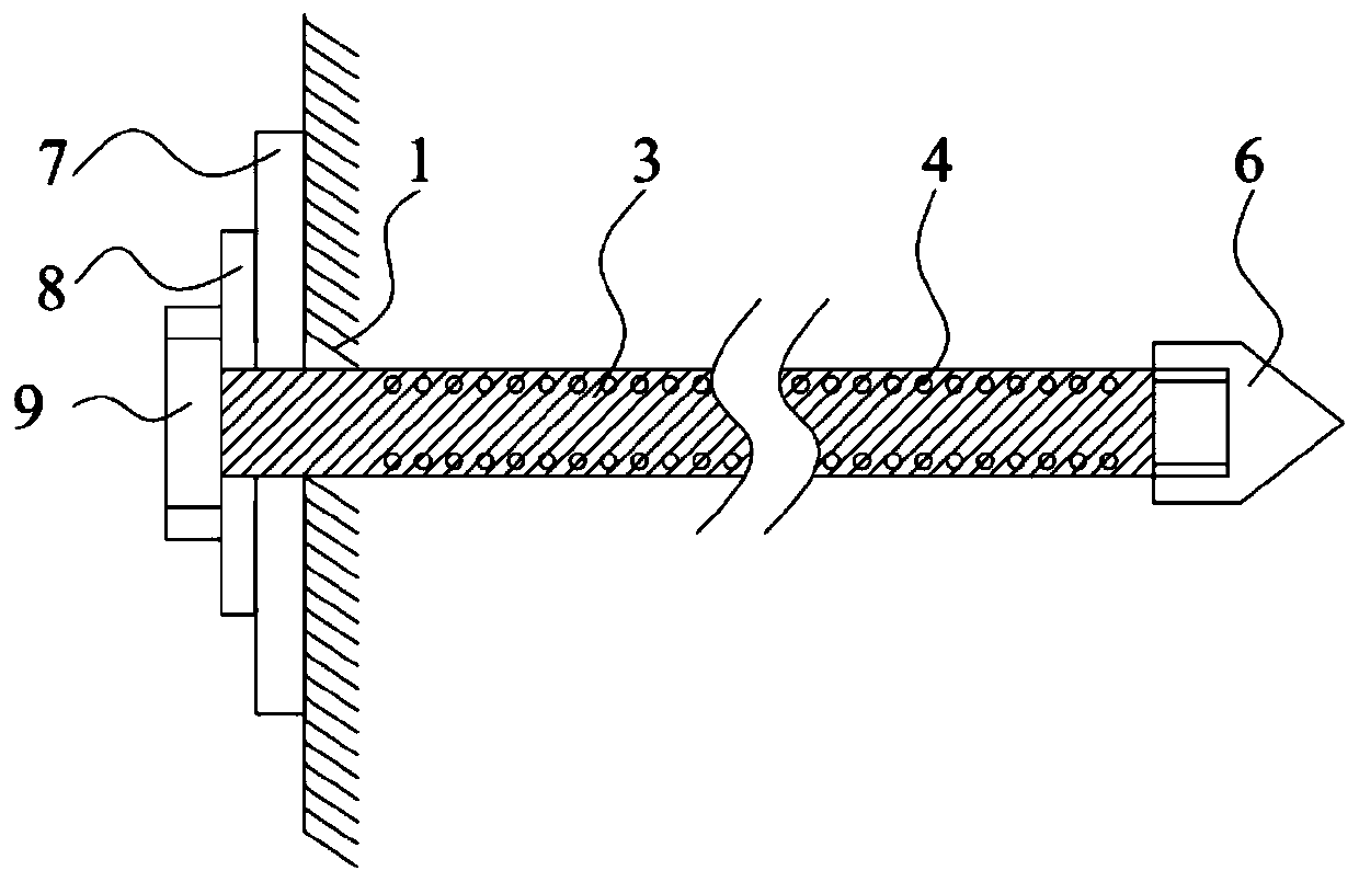 Method for reinforcing pre-controlled roof room pillar method ore pillars