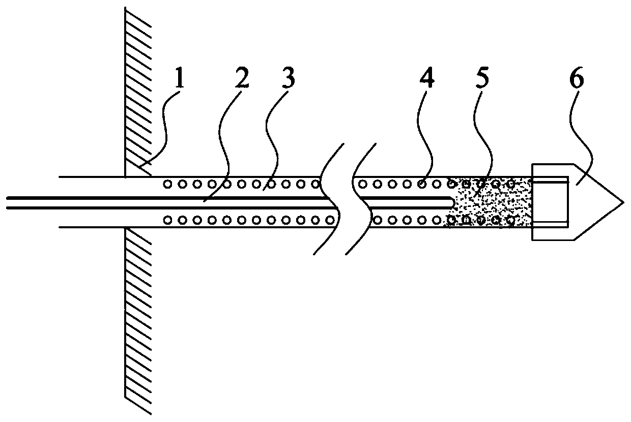 Method for reinforcing pre-controlled roof room pillar method ore pillars