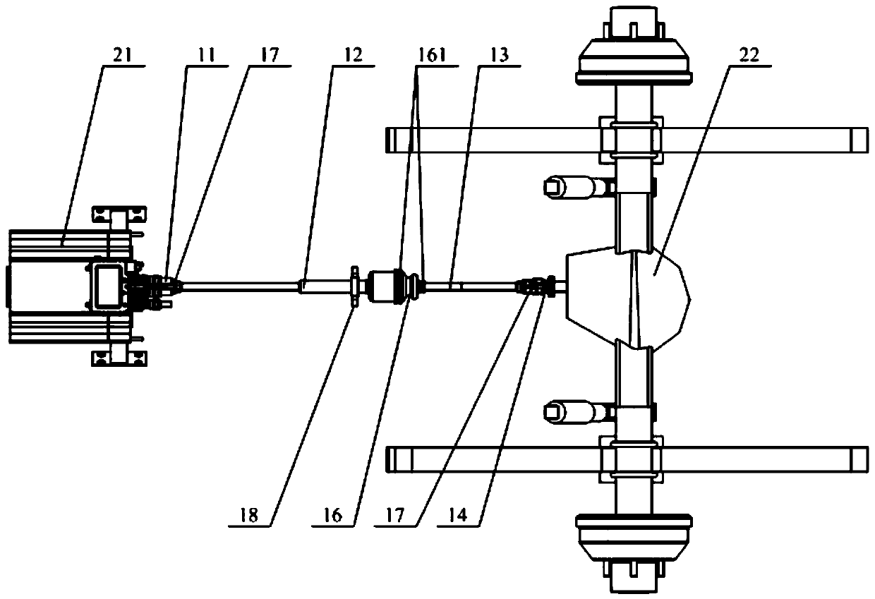 Vehicle and transmission shaft assembly thereof