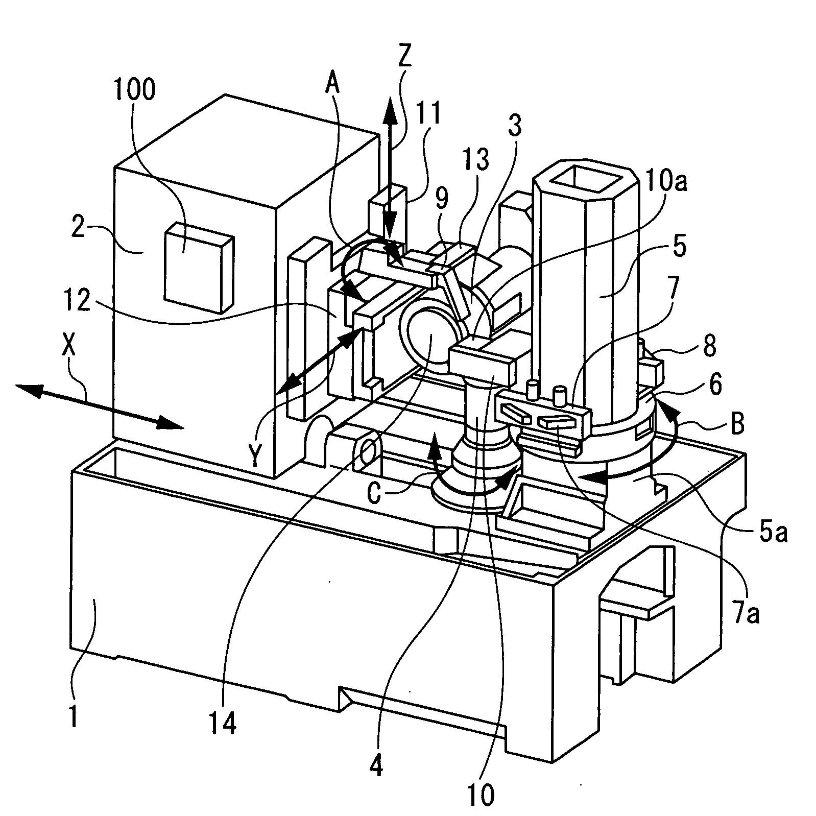 Gear grinding machine, method for dressing threaded grinding wheel and method for grinding work