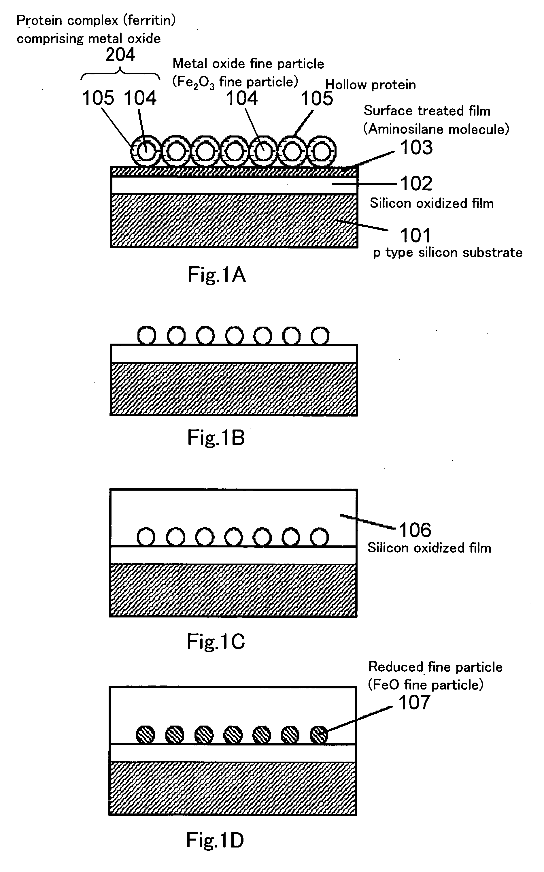 Method of forming fine particle array on substrate and semiconductor element