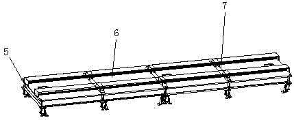 Electric truck frame assembly fixing and assembling platform