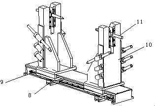 Electric truck frame assembly fixing and assembling platform