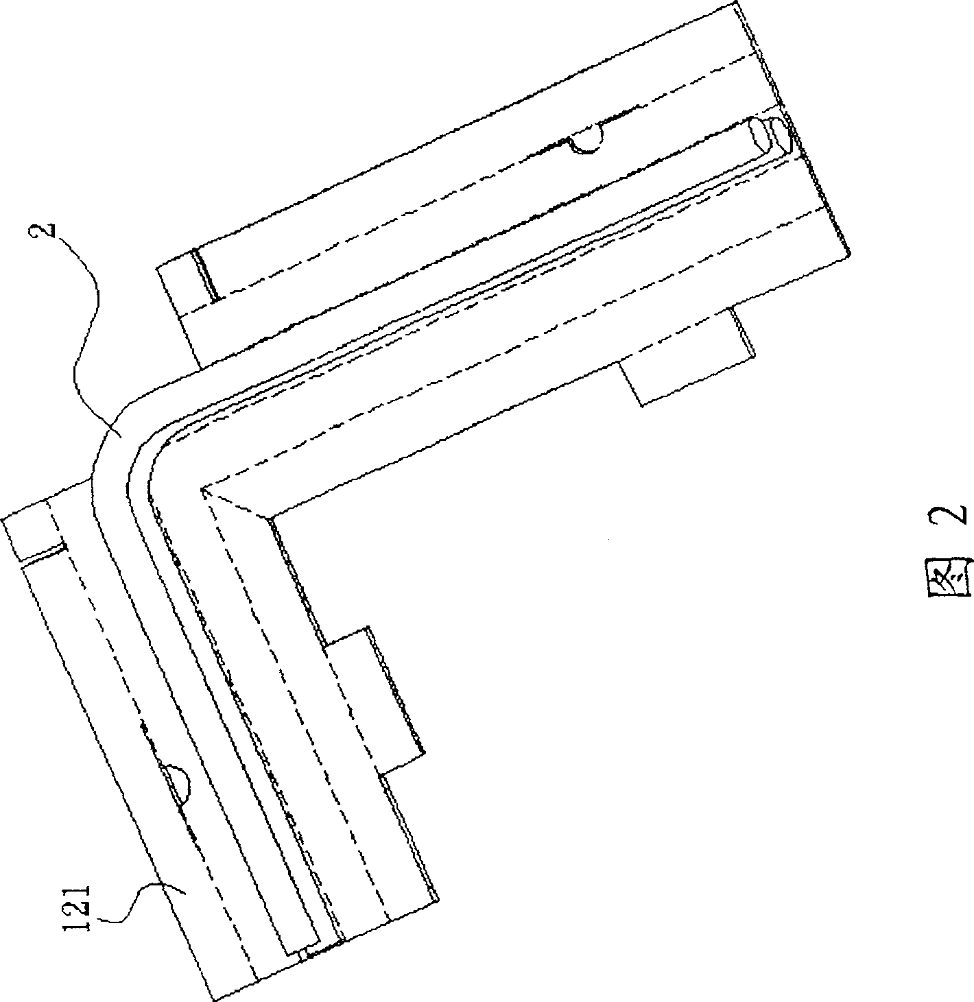 Tube packing set and tube load-supporting structure thereof