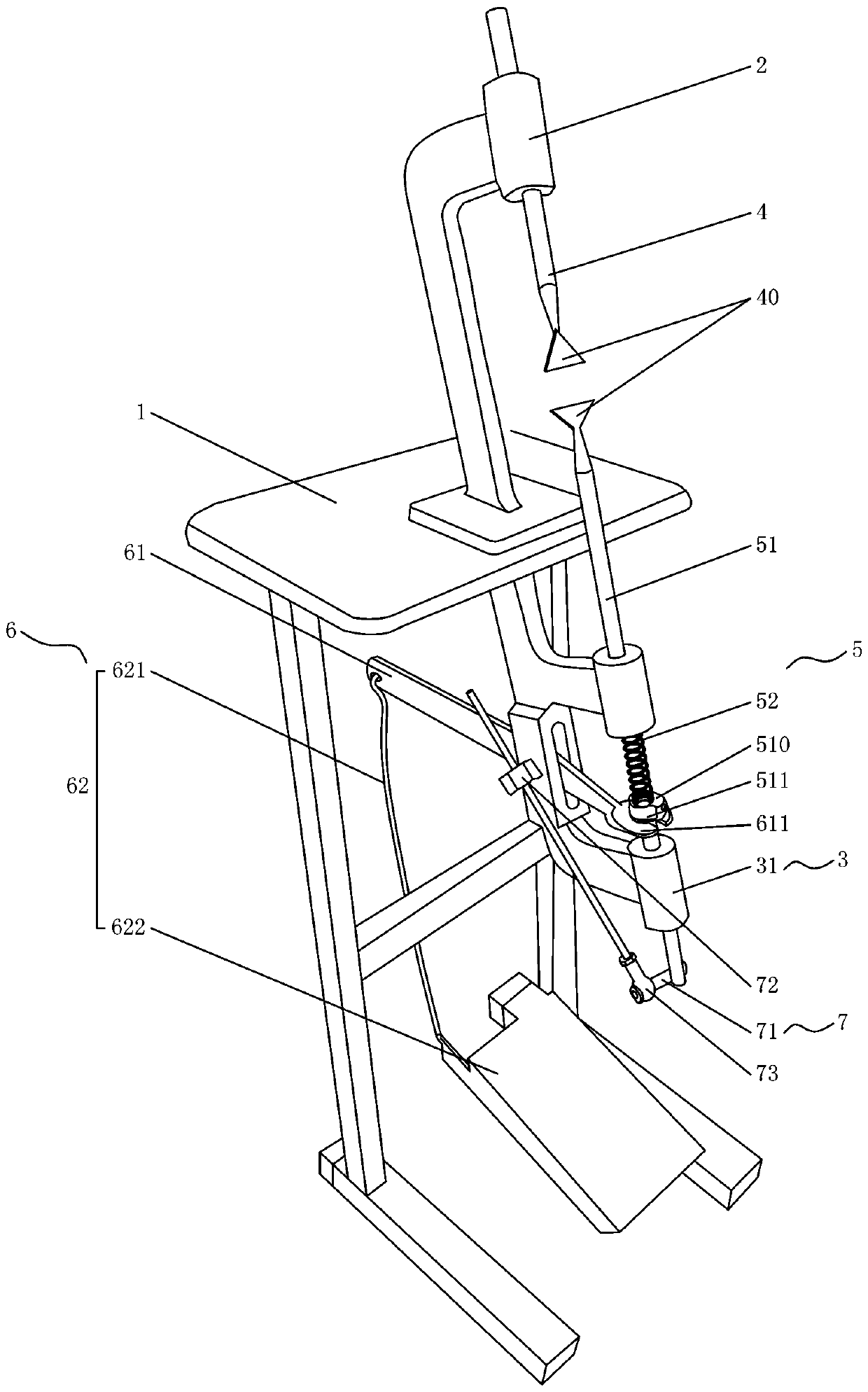 Hexagonal cuff turning-over shaping device