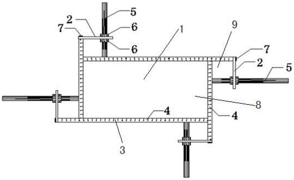 Size-adjustable mold adaptive to concrete samples in various sizes