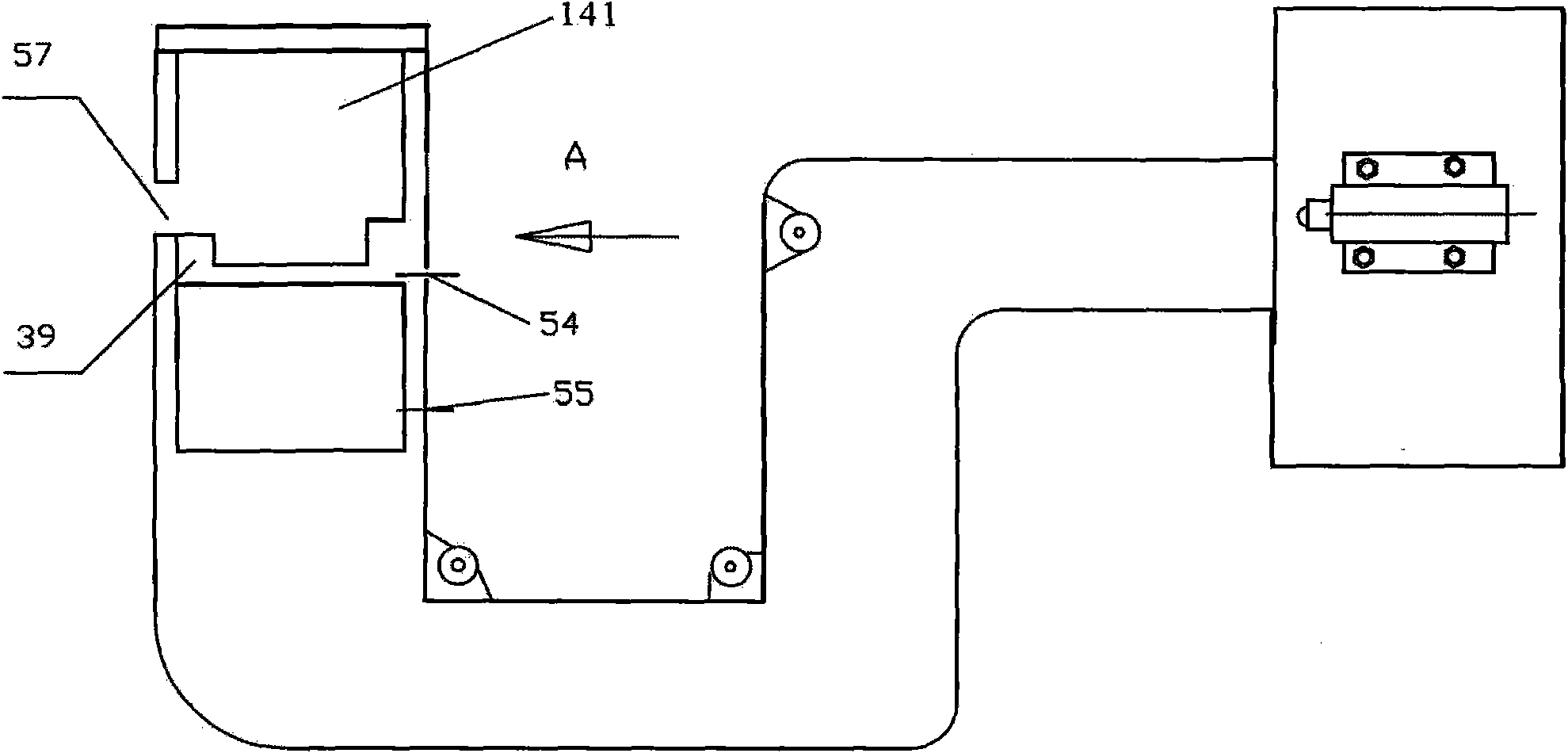 Finishing lapping machine for bearing grooved railway