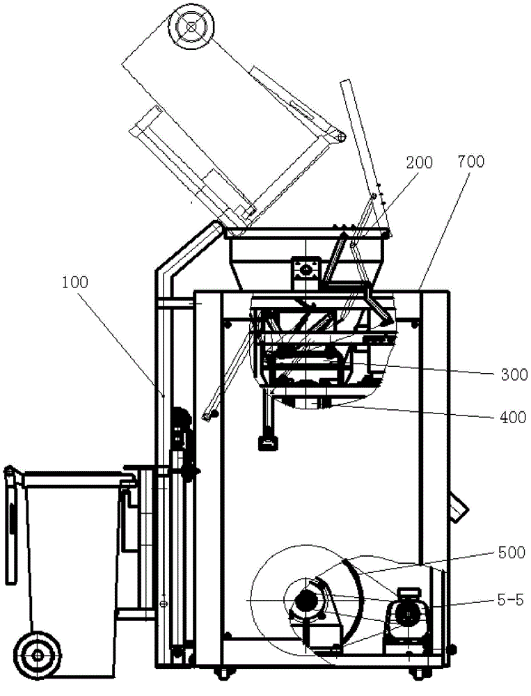 Equipment for biodegrading and environmentally treating kitchen wastes