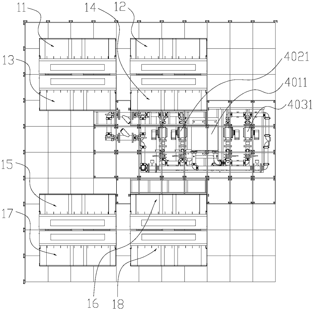 Distributed Server Liquid Cooling System