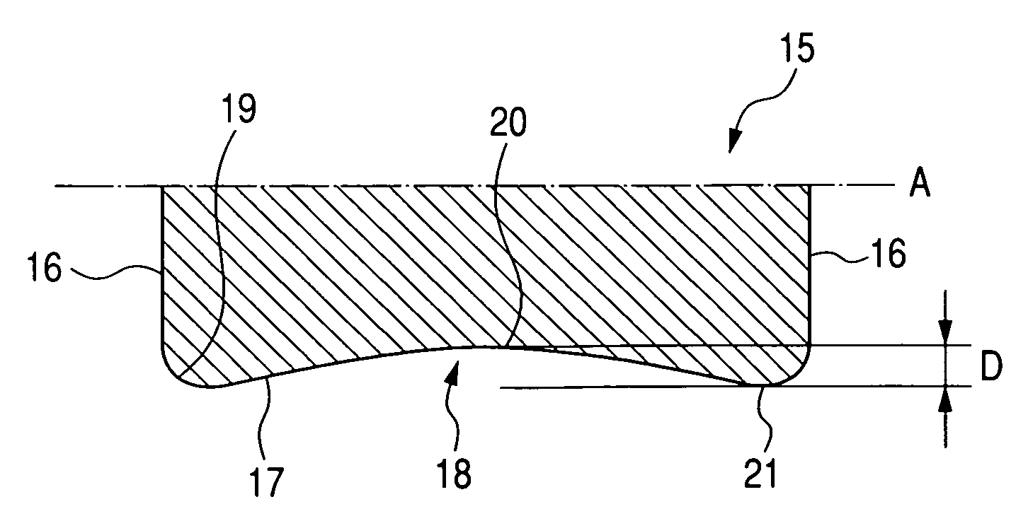 Roller type one-way clutch and roller for the roller type one-way clutch