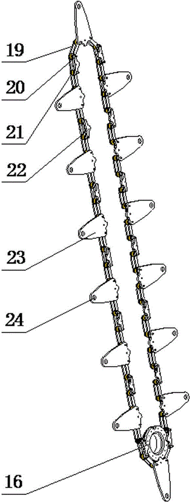 Chain type gear elliptic transmission stereo garage