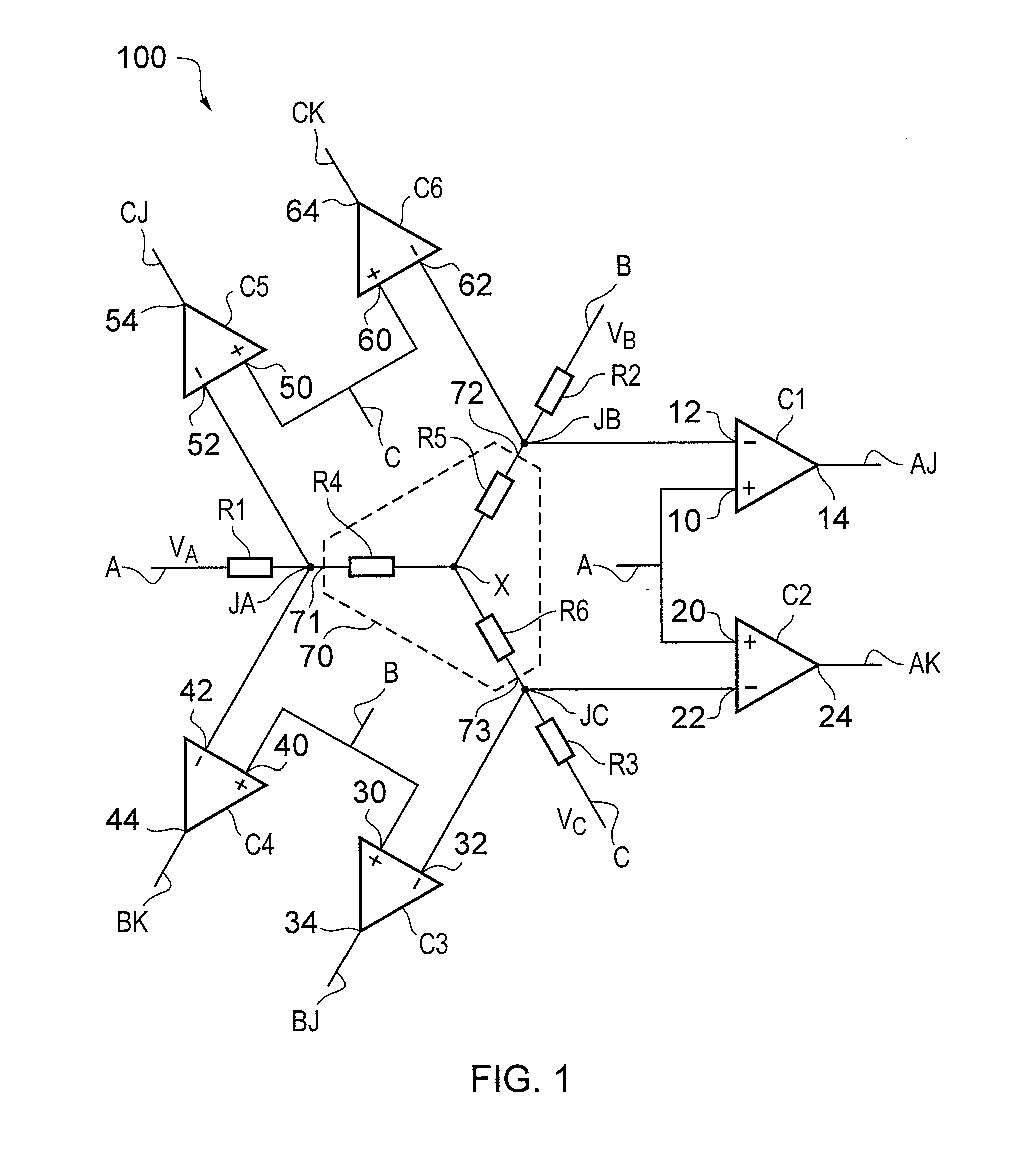 Three-wire three-level digital interface