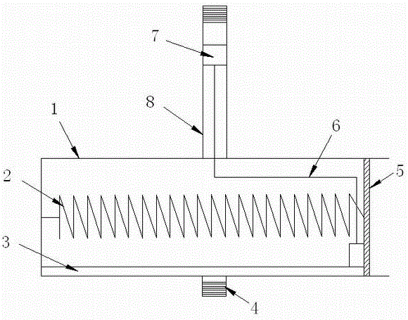 Portable spring flowmeter