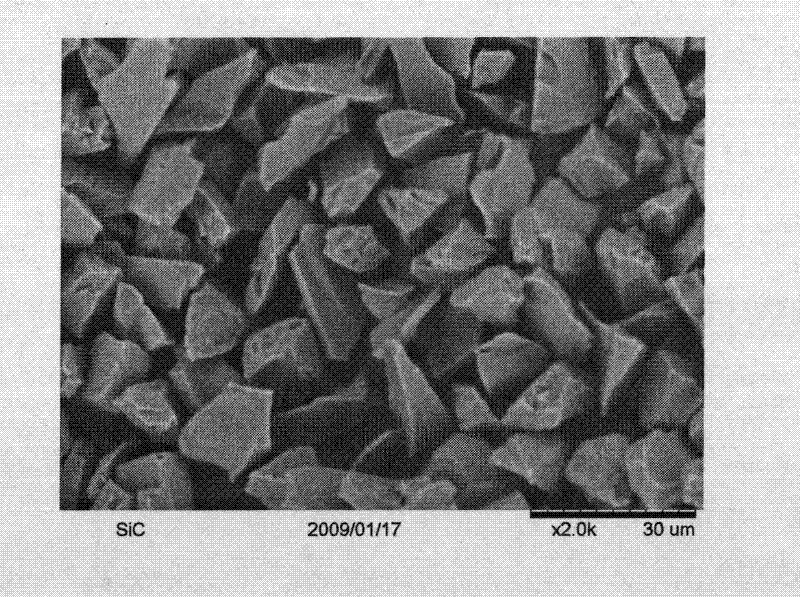 Method for preparing crystal silicon wafer cutting edge material