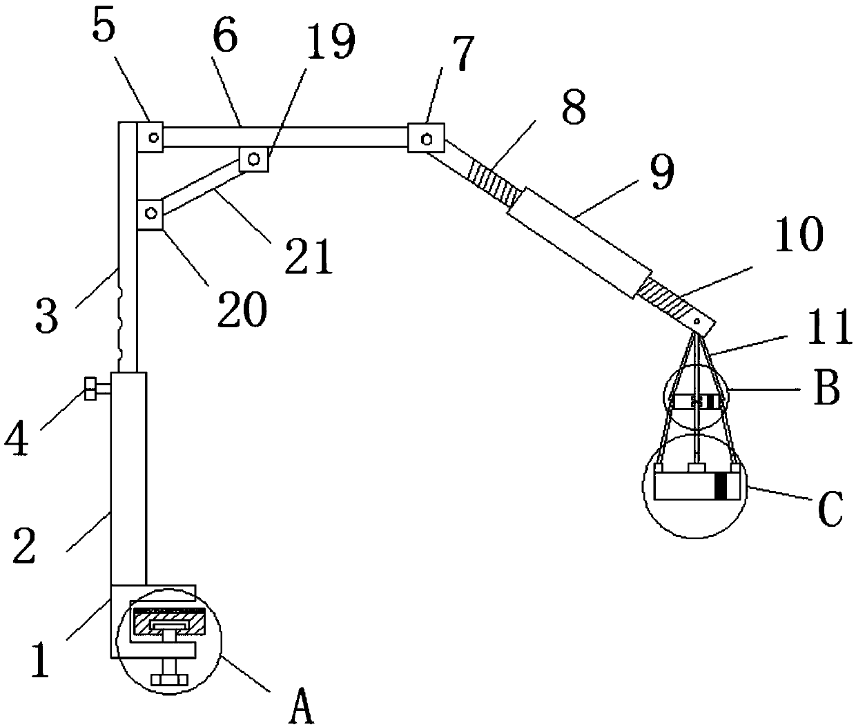 Shoulder arthroscopy minimally invasive surgery traction device