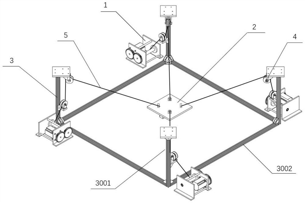 An unmanned agricultural robot driven by flexible cables in parallel and its control method