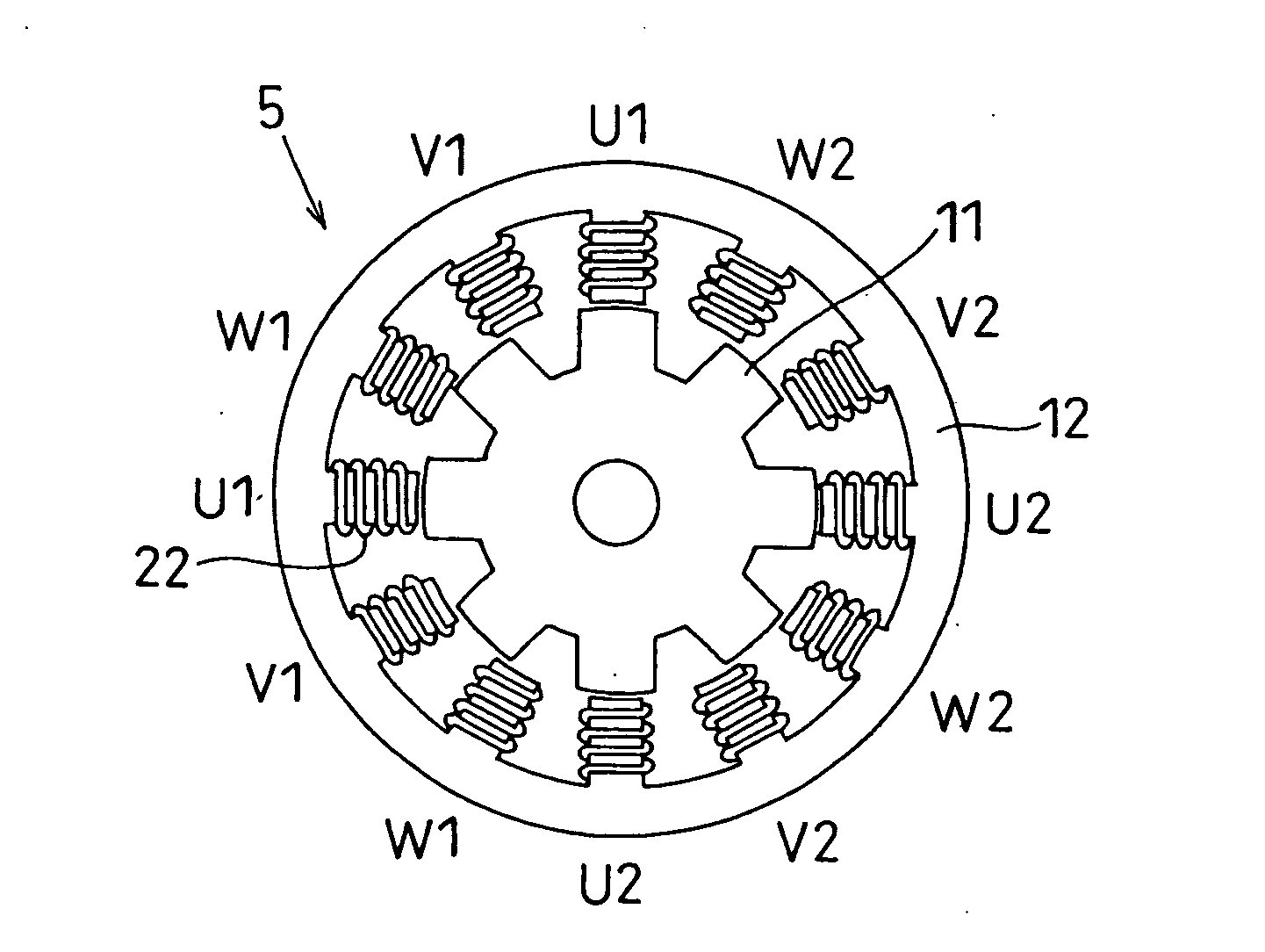 Position detecting apparatus having electric motor and method for detecting position