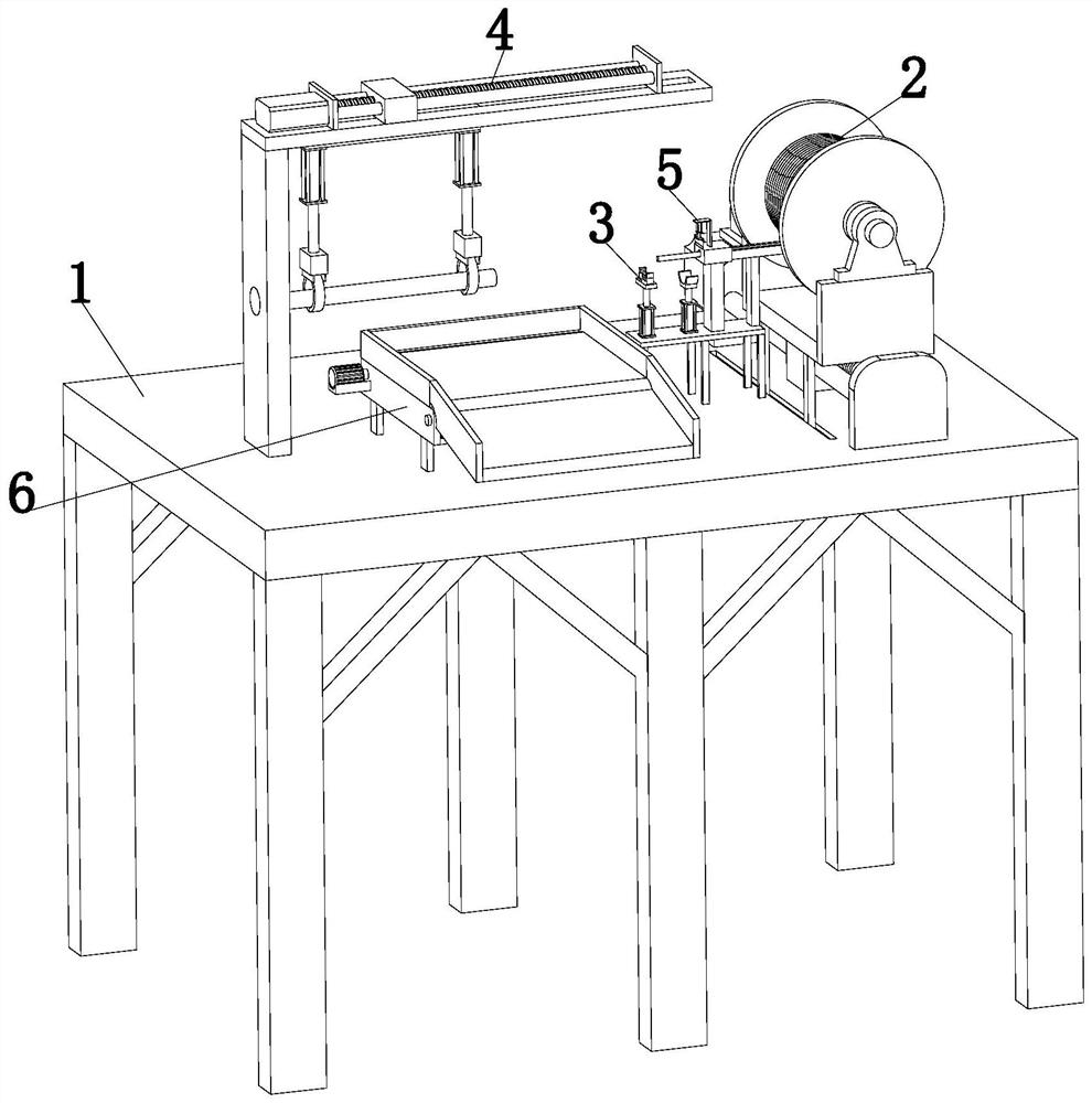 A pipe threading device for electronic wire harness processing