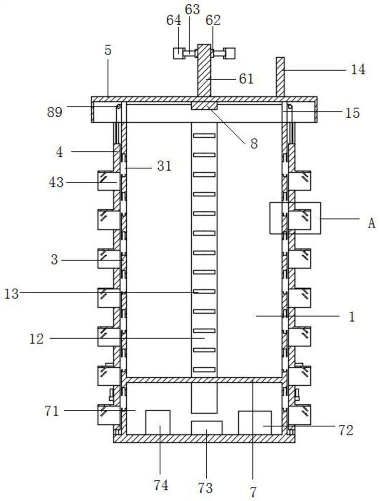 Power equipment power distribution cabinet with efficient ventilation and heat dissipation system