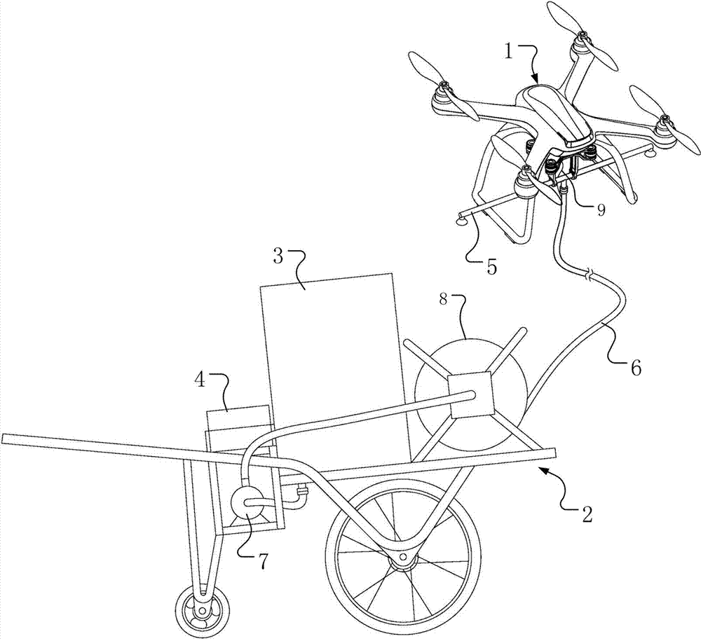 Unmanned aerial vehicle chemical sprinkling device