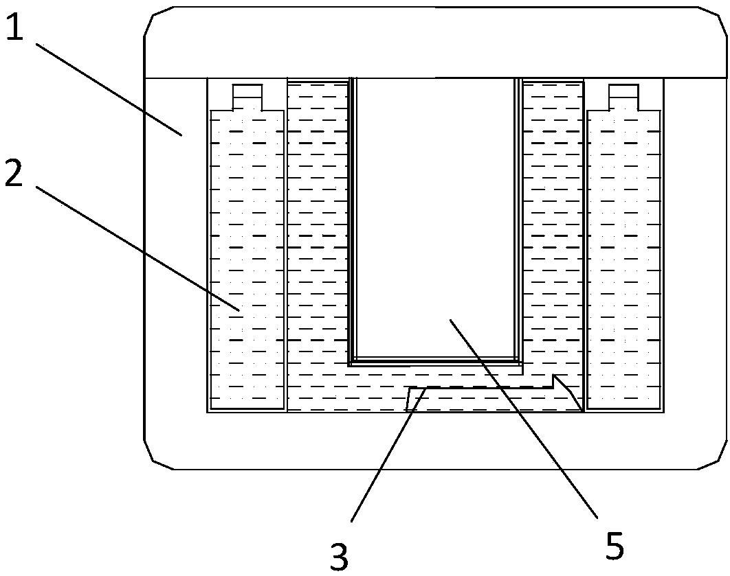 Vaccine refrigerating box with vaccine anti-freezing function and vaccine anti-freezing method thereof