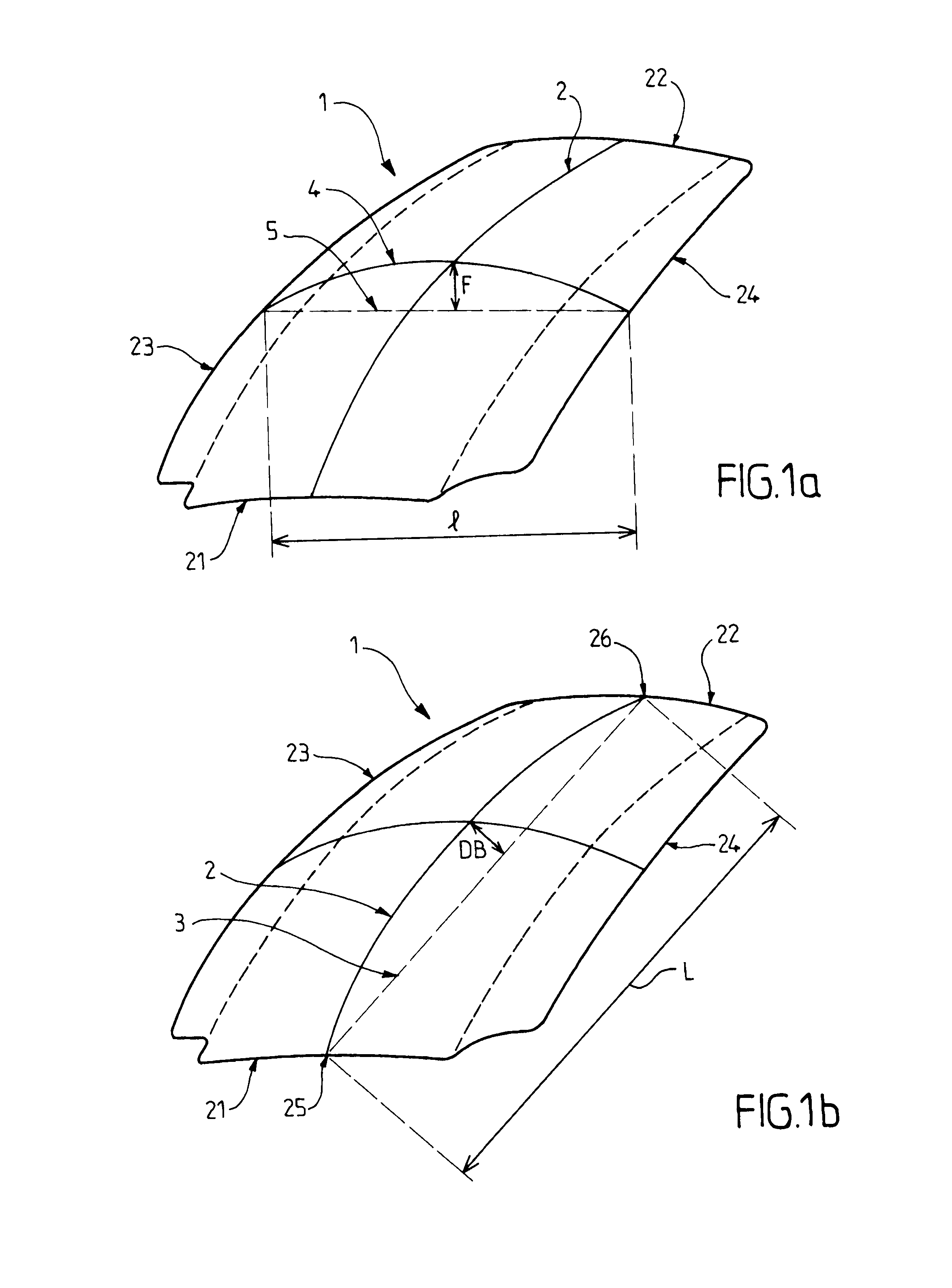 Glazing with very little double imaging