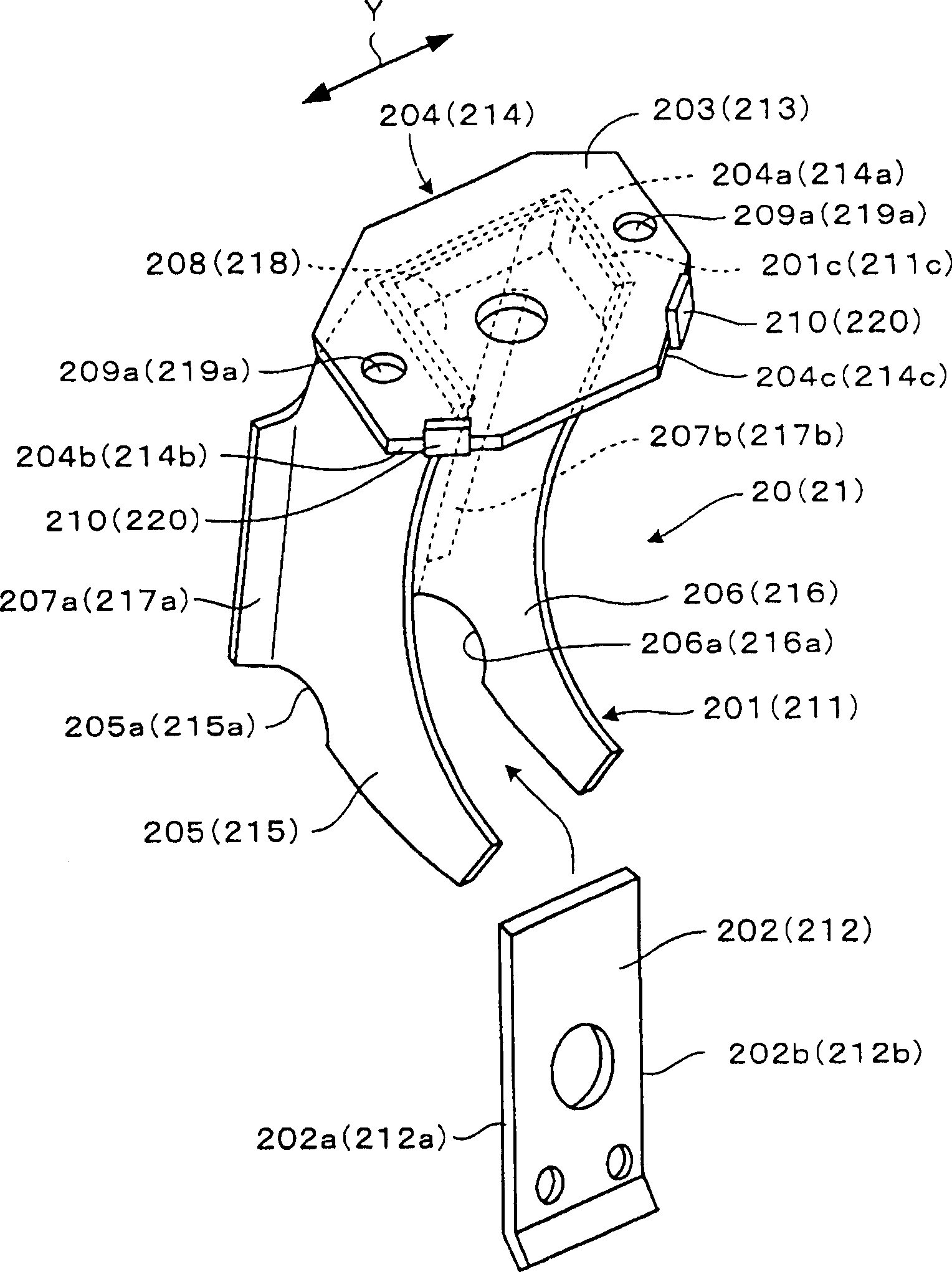 Engine rack structure