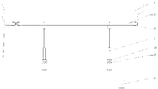 Full-open type hydraulic control flap gate and using method thereof