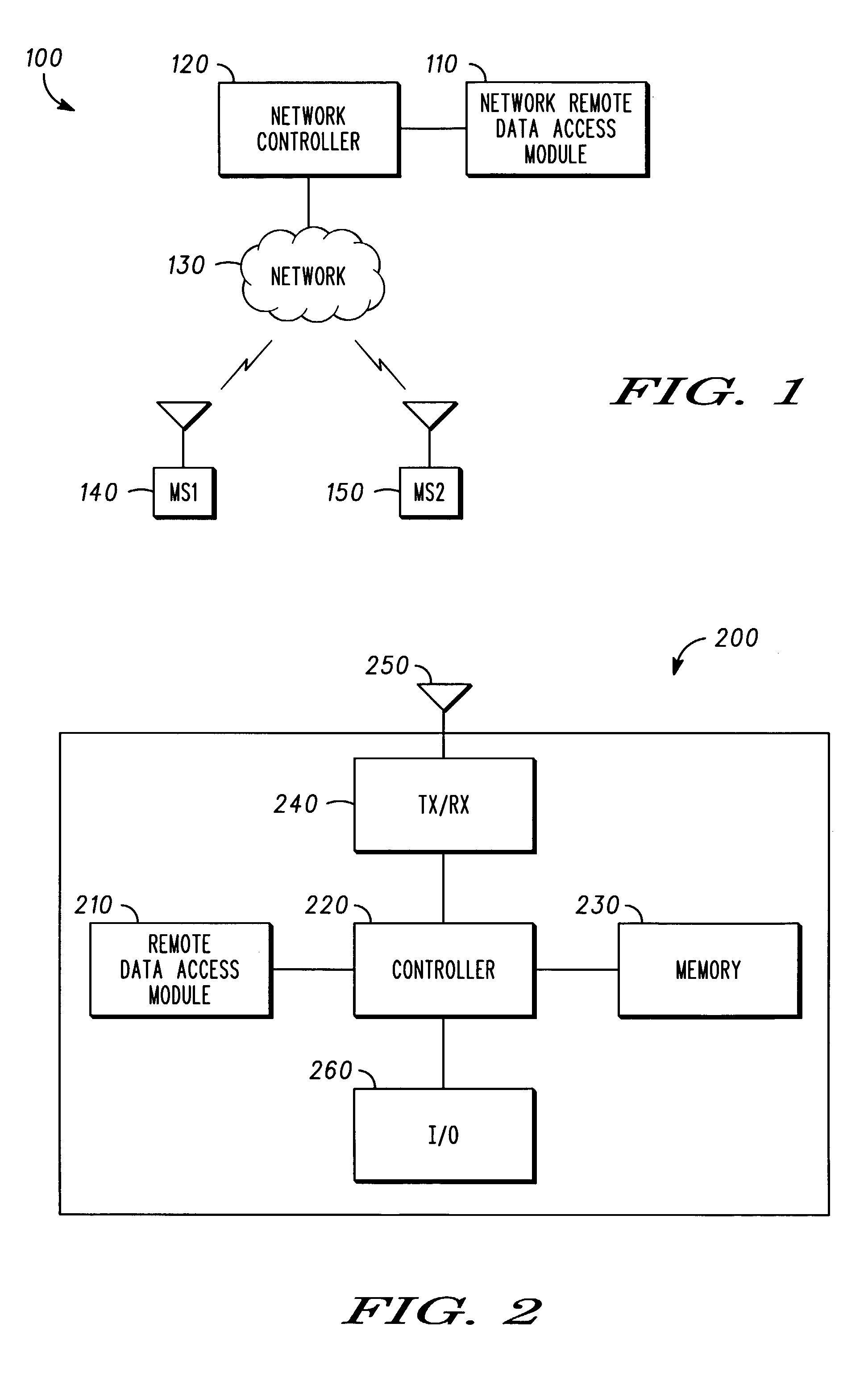 Method and apparatus for remote data access in a mobile communication device