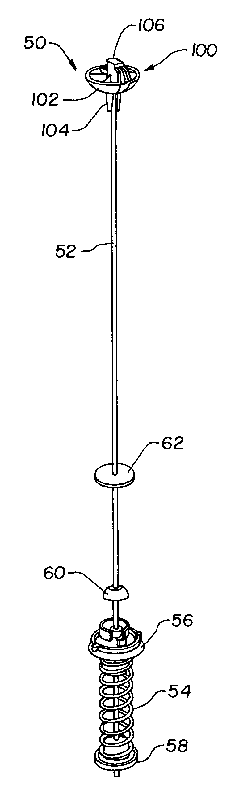 Washing machine suspension ball support