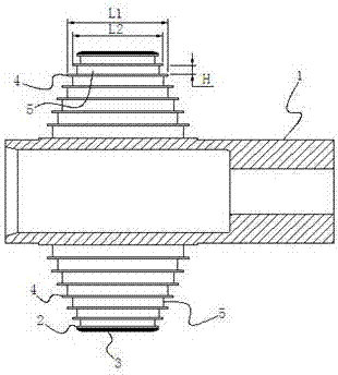 Motor joint for bullet train bogie and manufacture method thereof