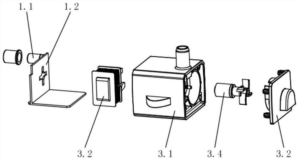 Water pump powered through wireless induction