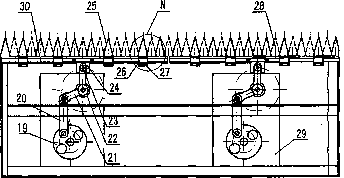 Shearing type at-sea laver harvester