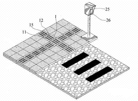 Blind guiding brick capable of making sounds