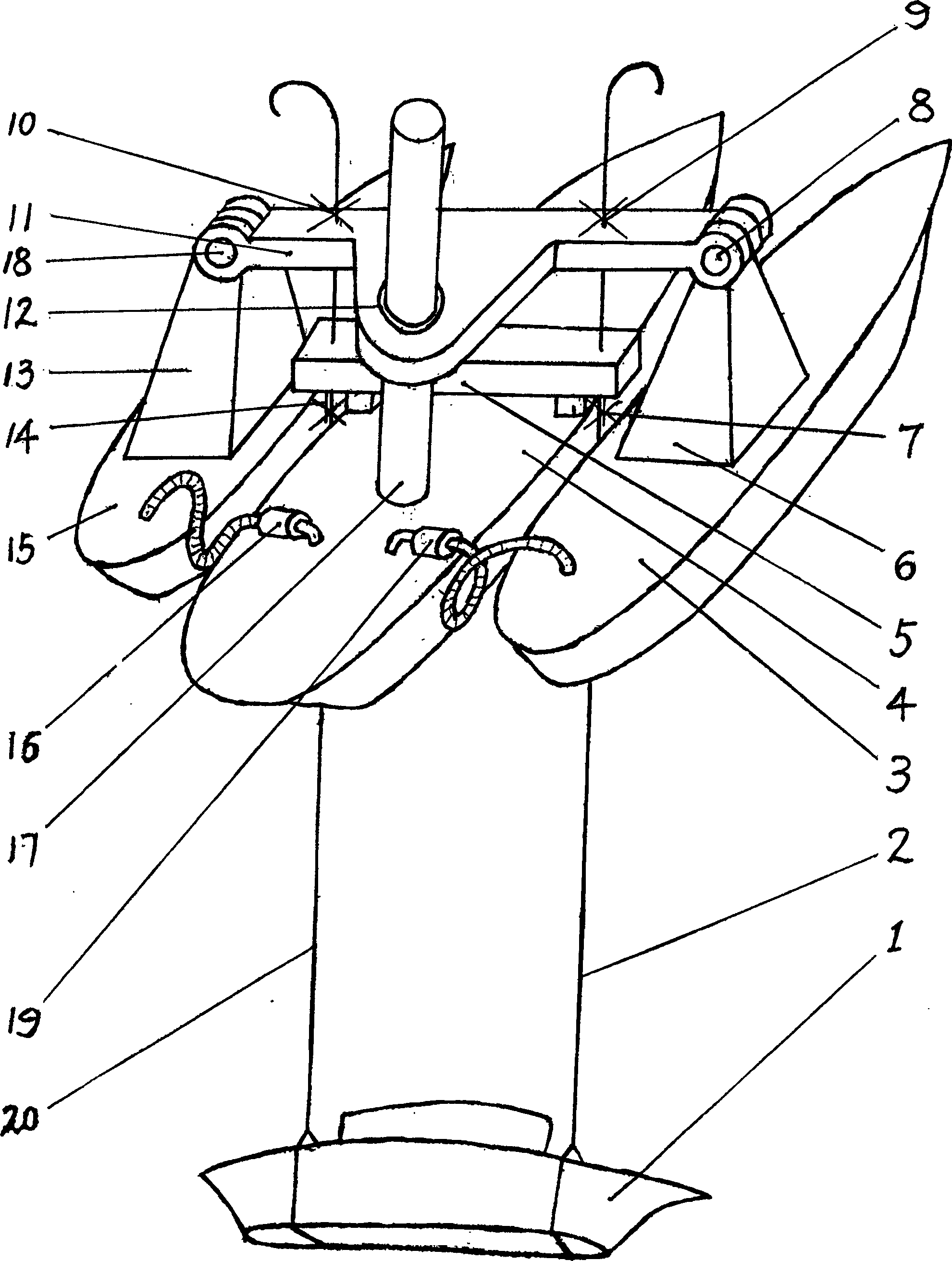 Method of salvaging applying ship for loading and unloading, and its device