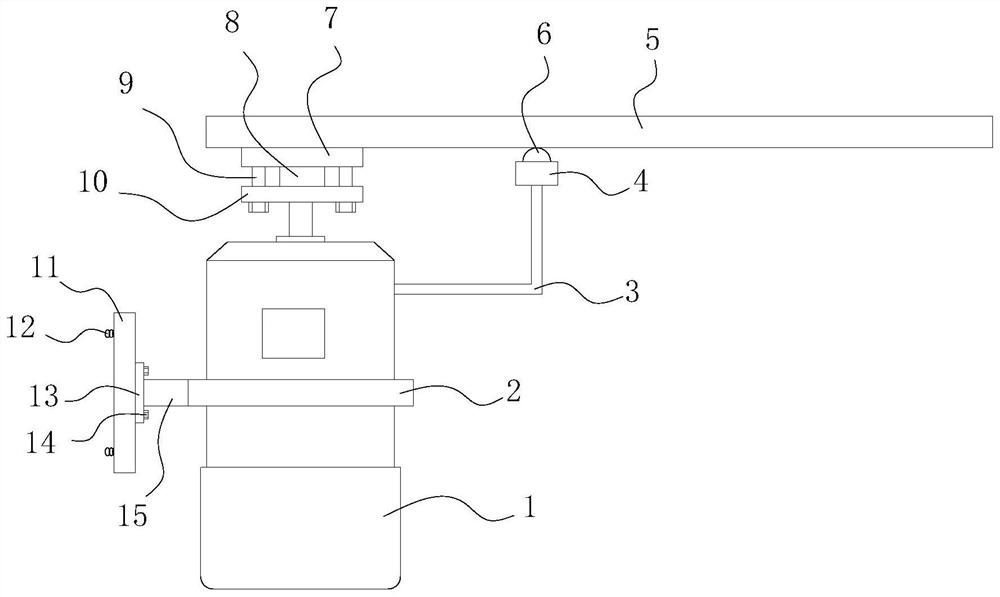 Transposition structure for surface-mounted component