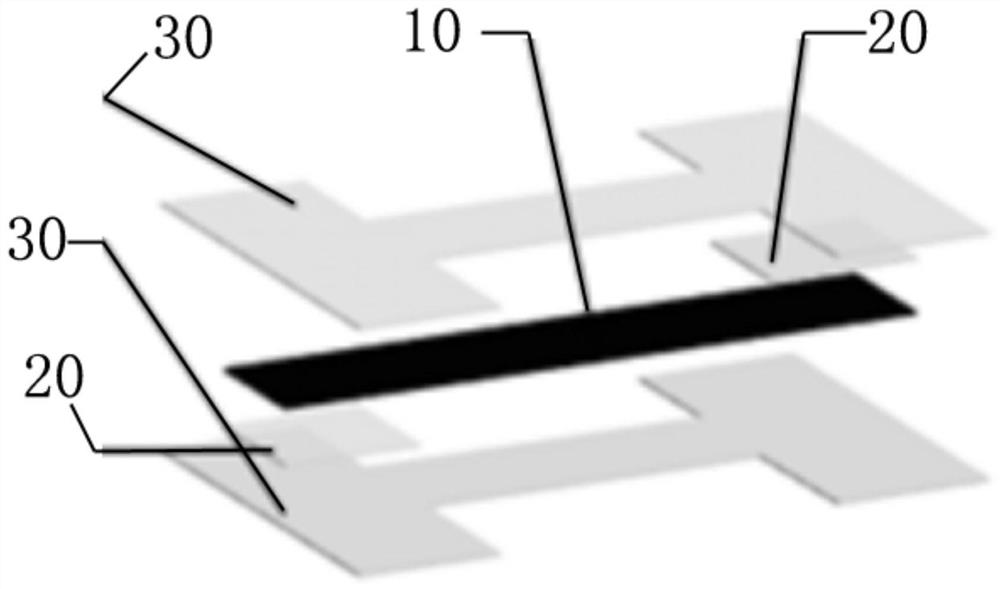 Mixed coordination metal carbon nano-film hydrogel flexible bending sensing unit, preparation method thereof and flexible bending sensor