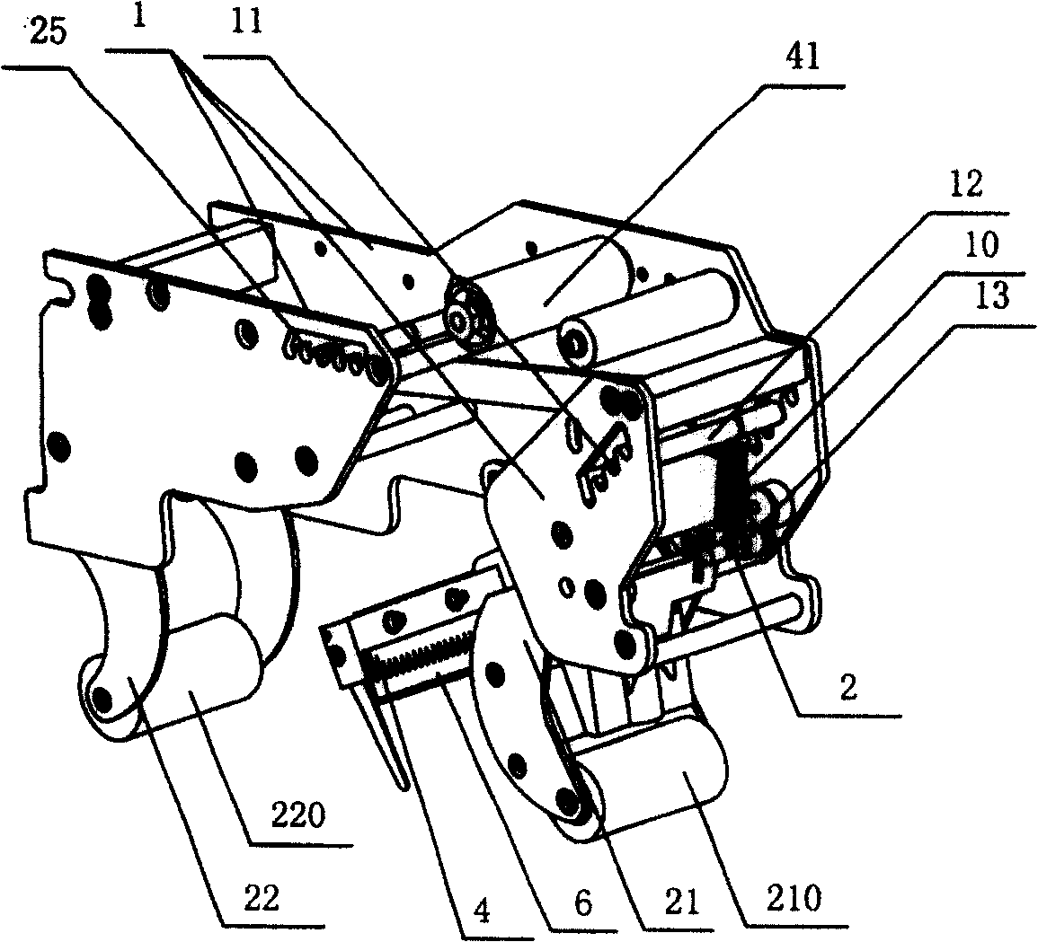 Adhesive tape box-sealing machine core