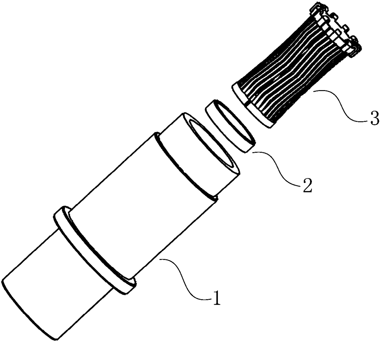 Wire spring plug bush